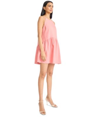 Women's Square-Neck Sleeveless Mini Dress