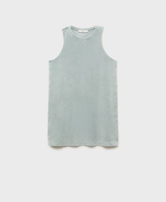 Women's Overdyed Terry Cotton Nightgown