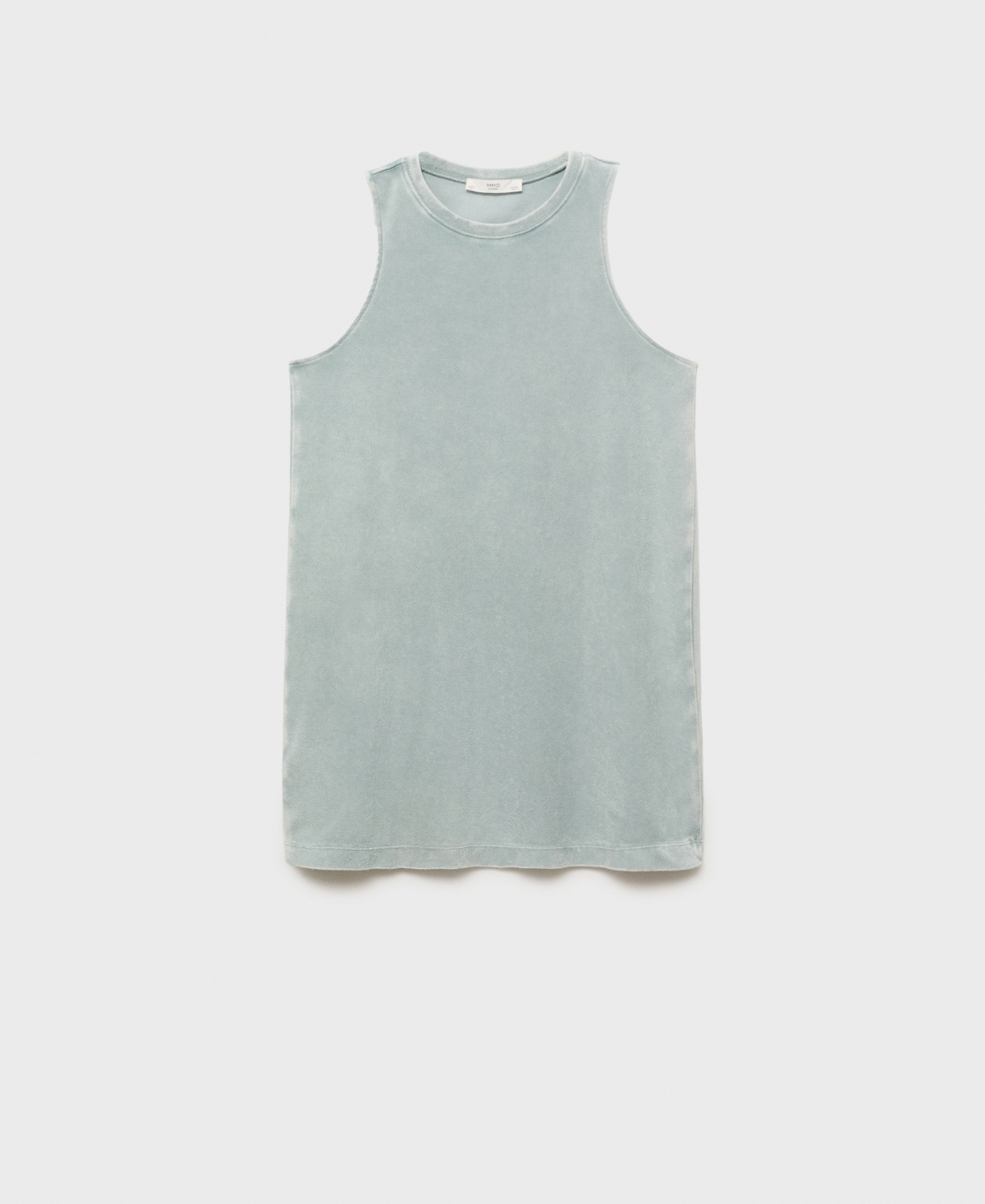 Mango Women's Overdyed Terry Cotton Nightgown