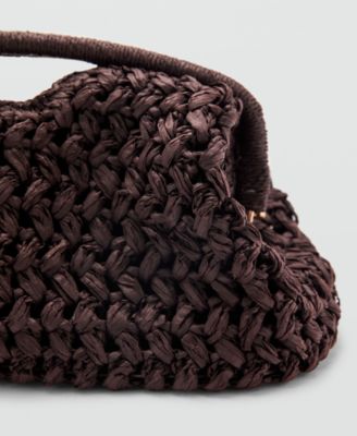 Women's Natural Fiber Clutch Bag