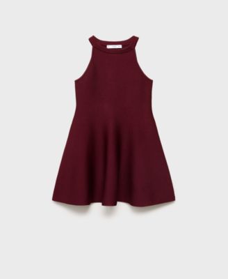 Women's Short Flared Knitted Dress
