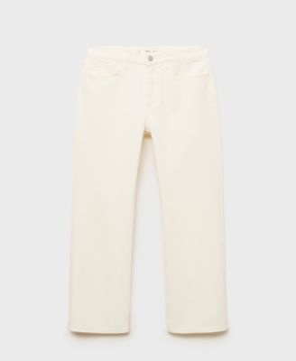MANGO - Women's Matilda Medium-Rise Straight-Fit Jeans