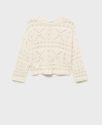 Women's Oversized Openwork Knitted Sweater