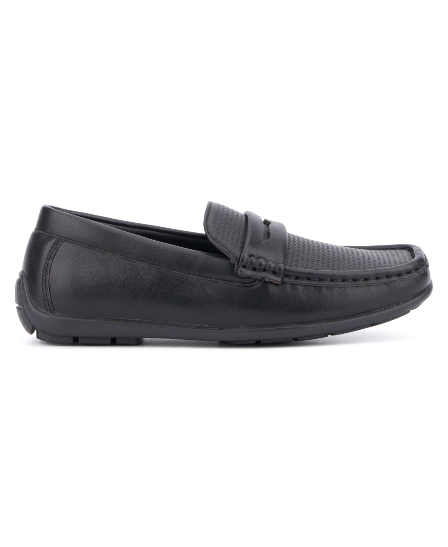 Туфли XRAY Youth Errol Textured Loafer Dress Shoe для мальчиков, цвет: Чёрный — фото 6