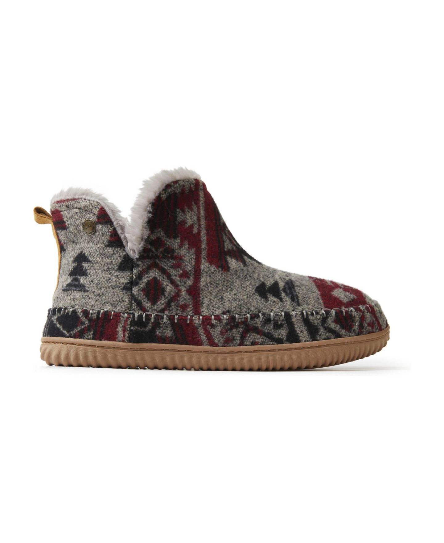 Мужские тапочки Dearfoams Brixen Energy Return Bootie Slipper, цвет: Чёрный комбинированный — фото 2