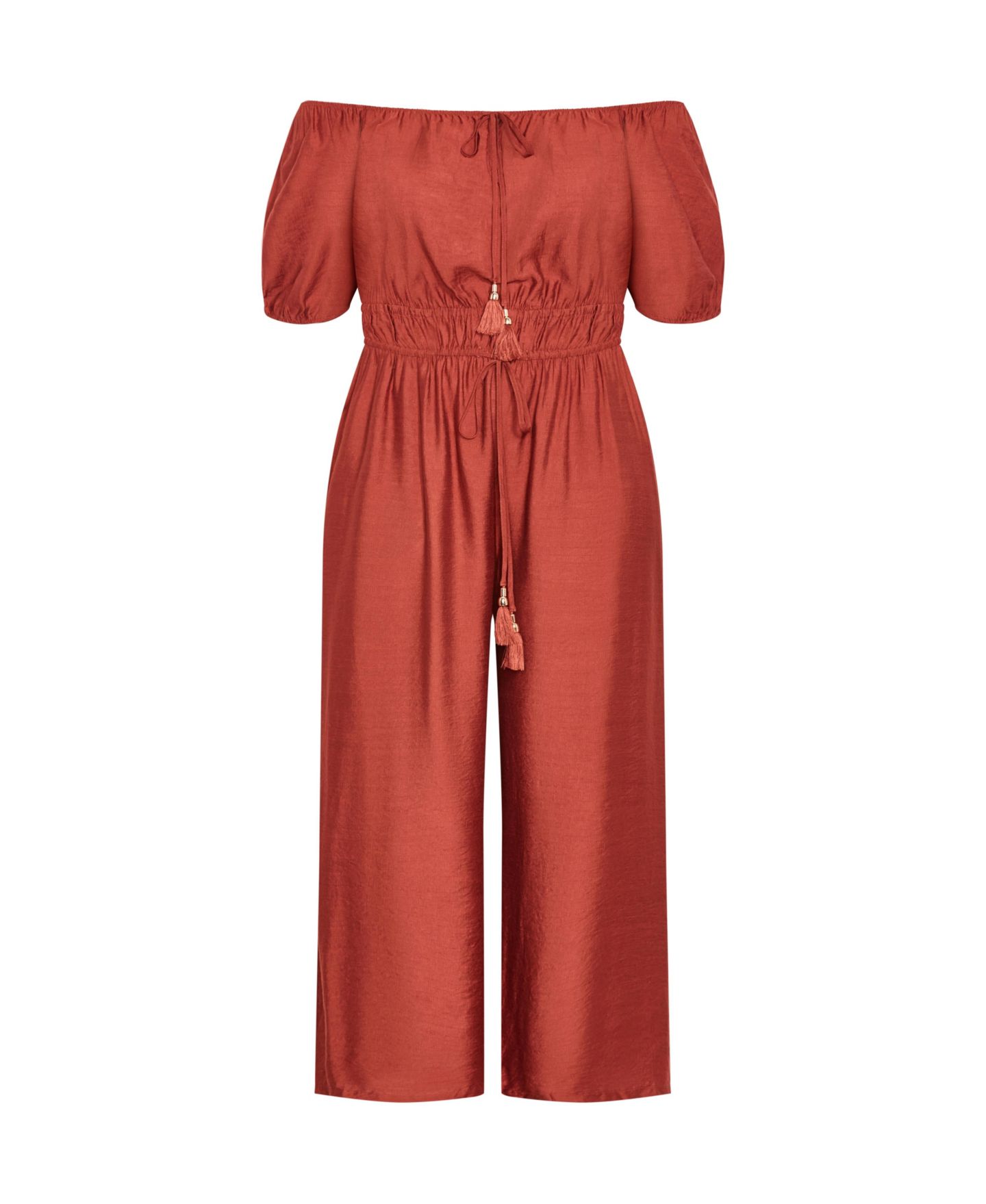 Женский комбинезон CITY CHIC Plus Size Erica Jumpsuit, цвет: Коричный — фото 4
