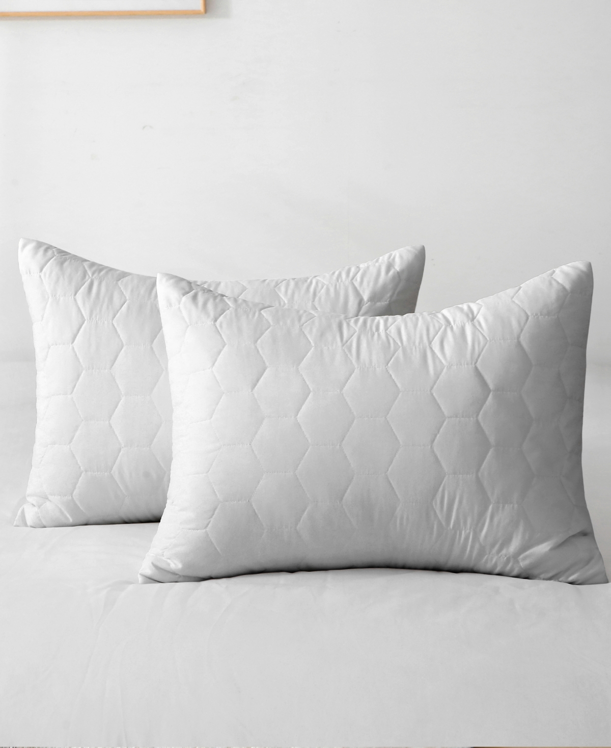 St. James Home Mini Honeycomb Down Alternative Blanket Set, Full/queen In Gray