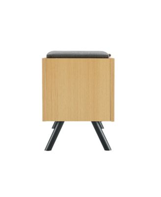 Paloma 35.8" Modern Upholstered Accent Storage Bench