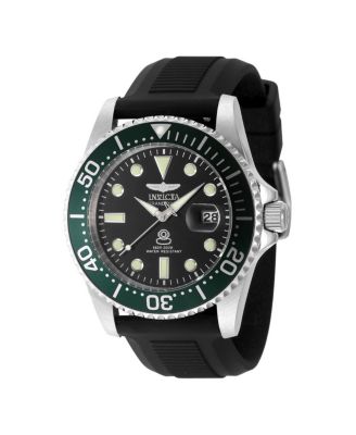 Men's 48214 Pro Diver Quartz 3 Hand Black Dial Watch