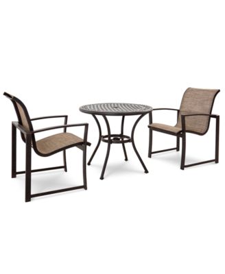 Wythburn Mix and Match 32" Round Cast Aluminum Outdoor Bistro Table, Created for Macy's