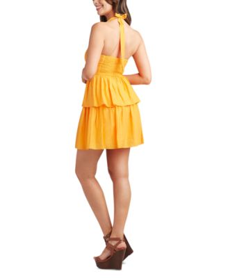 Juniors' Halter-Style Mini Dress