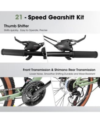 Streamdale 27.5" Mountain Bike with 21-speeds, Disc Brakes & Thumb Shifter
