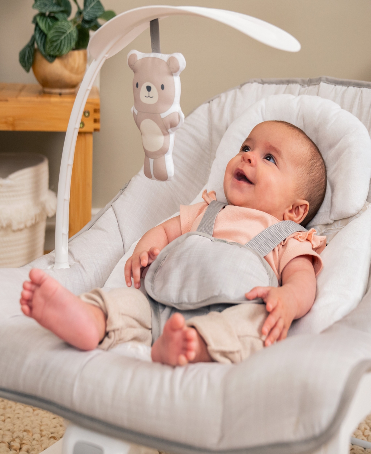 Ingenuity Keep Cozy 3-in-1 Grow With Me Bounce Rock Seat