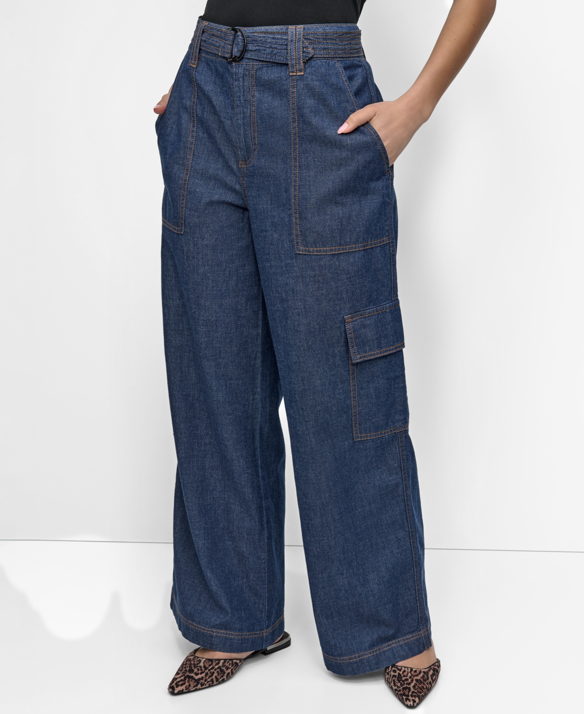 Women's Lightweight Wide-Leg Jeans - Crosby Wash