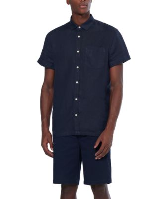 SCOTCH & SODA - Men's Regular-Fit Button-Down Linen Shirt