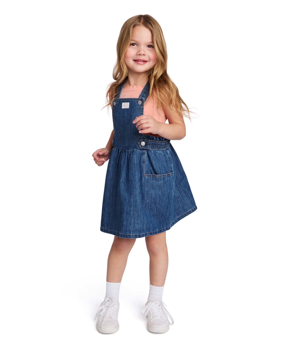 Calvin Klein Kids' Rib Tank & Skirtall Set