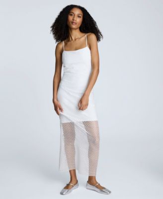 Kenneth Cole - Women's Fishnet Maxi Slip Dress