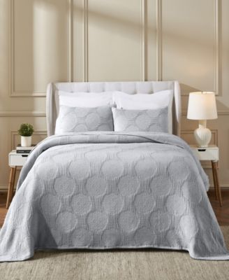 Tanta Crinkle Woven 3-Pc. Coverlet Set, Queen