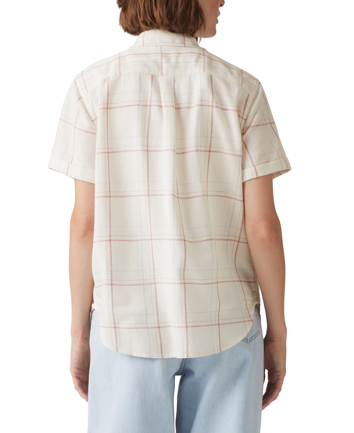 LEVI'S WOMEN'S DARLENE PRINTED SHORT-SLEEVE SHIRT 