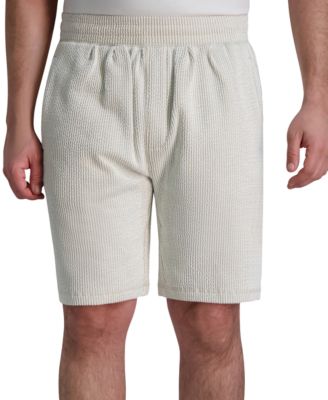 KARL LAGERFELD PARIS - Men's Relaxed-Fit Seersucker Shorts