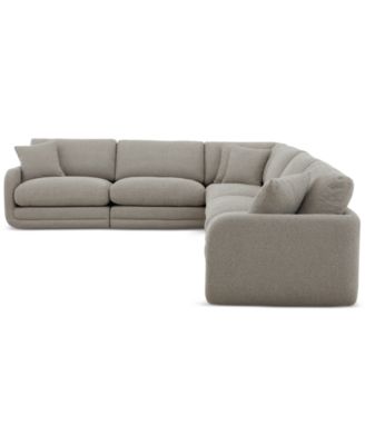 Daryll 6-Pc. Fabric L Sectional