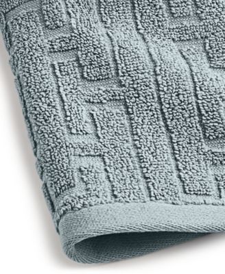 Sculpted Chain-Link Wash Towel, 13" x 13", Exclusively at Macy’s