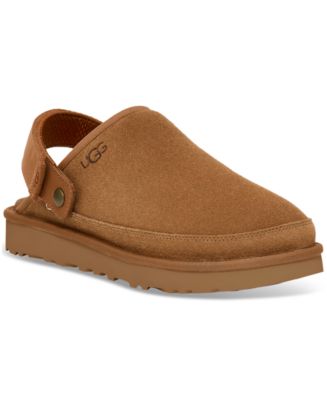 サンダル UGG M Goldencoast Clog Ii Sandals - UGG - Leather - Brown UGG® Men's Goldencoast II Suede Clogs with Removable Heel