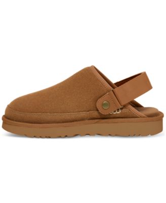 Men's Goldencoast II Suede Clogs with Removable Heel Strap