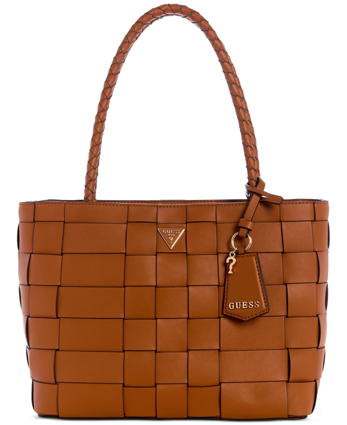 Maylee Girlfriend Woven Tote Bag - Caramel