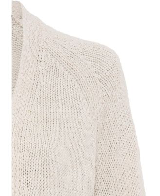 Women's Tape Yarn Open Front Cardigan