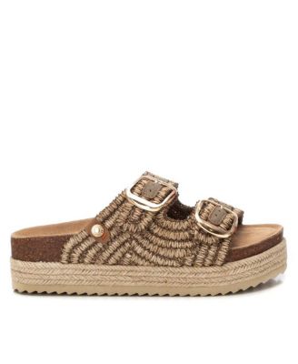 Women's Jute Wrapped Platform Cork Footbed Sandals Refresh Collection