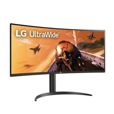 34WP75C-B 34" 21:9 UltraWide QHD 160Hz Curved VA LCD HDR Monitor, Built-In Speakers