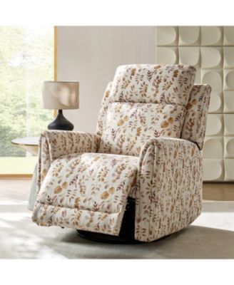 Alfons Swivel And Rocker Power Recliner With Headrest