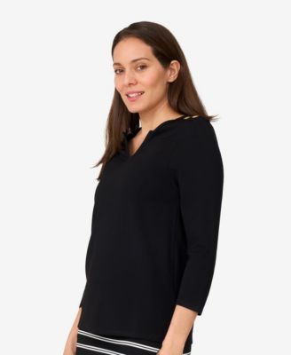 Women's Button Shoulder Top