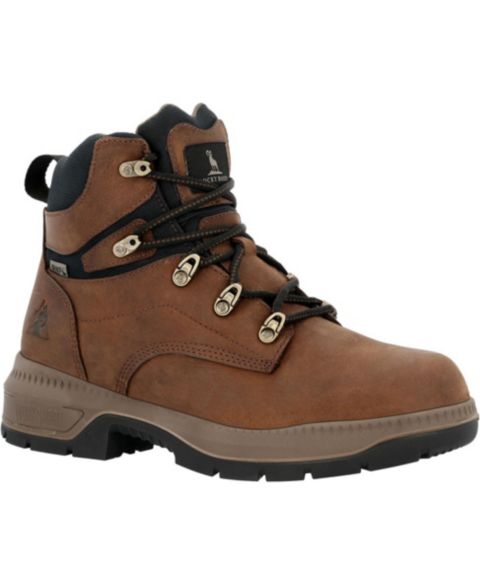 Мужские ботинки ROCKY Worksmart Waterproof Composite Toe Work Boot, цвет: Crazy Horse