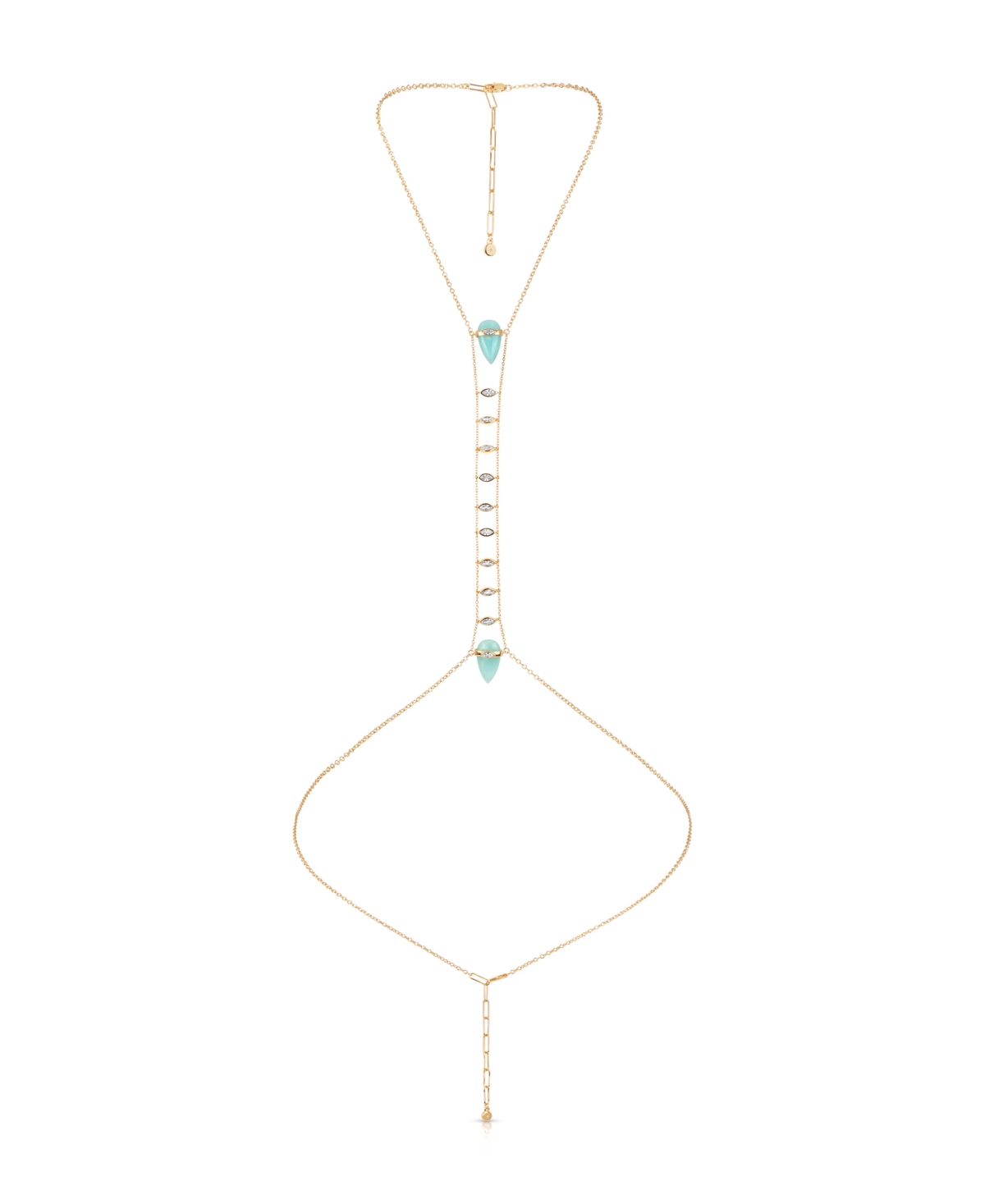 Ettika Turquoise Solstice Body Chain