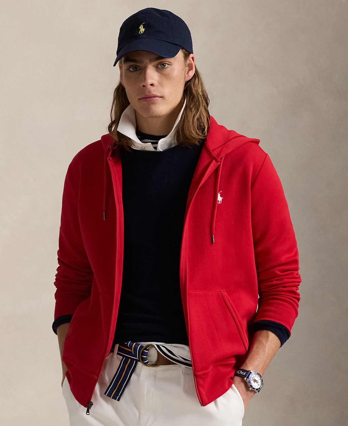 Polo Ralph Lauren Men's Double-knit Full-zip Hoodie
