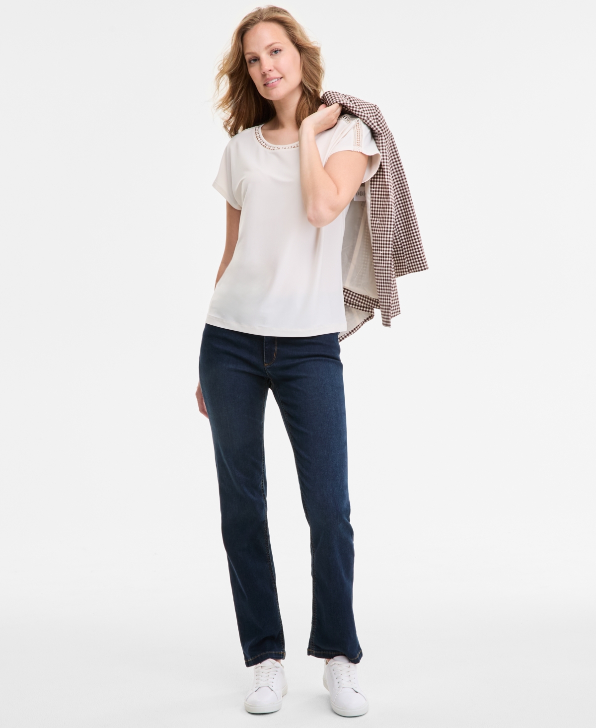Jones New York Extended Shoulder Top