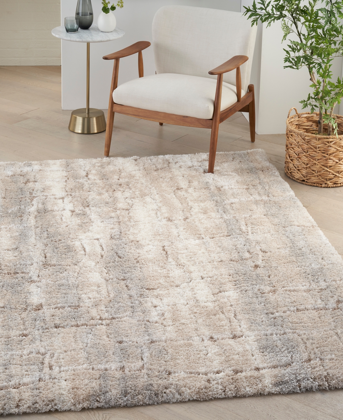 Nourison Home Dreamy Shag DRS09 5'3"x7'3" Area Rug
