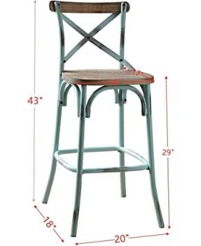 Modern Iron Bar Chair – Sleek Black Finish for Urban Loft Style