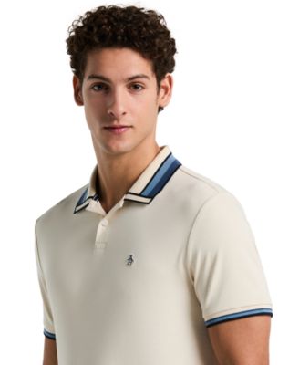 Men's Slim-Fit Cotton Tipped Polo Shirt