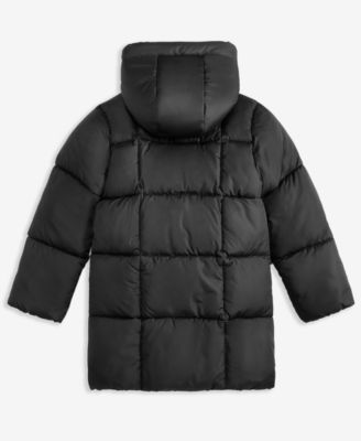 Big Girls Box Quilt Stadium Jacket