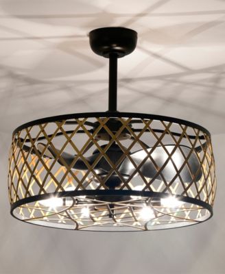 25" Annas 6-Light Indoor Ceiling Fan Chandelier