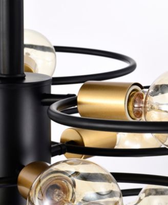 28" Camilla 9-Light Indoor Semi-Flush Mount Ceiling Light