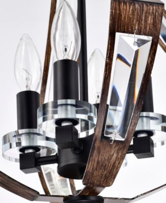 15" Fabiola 4-Light Indoor Chandelier