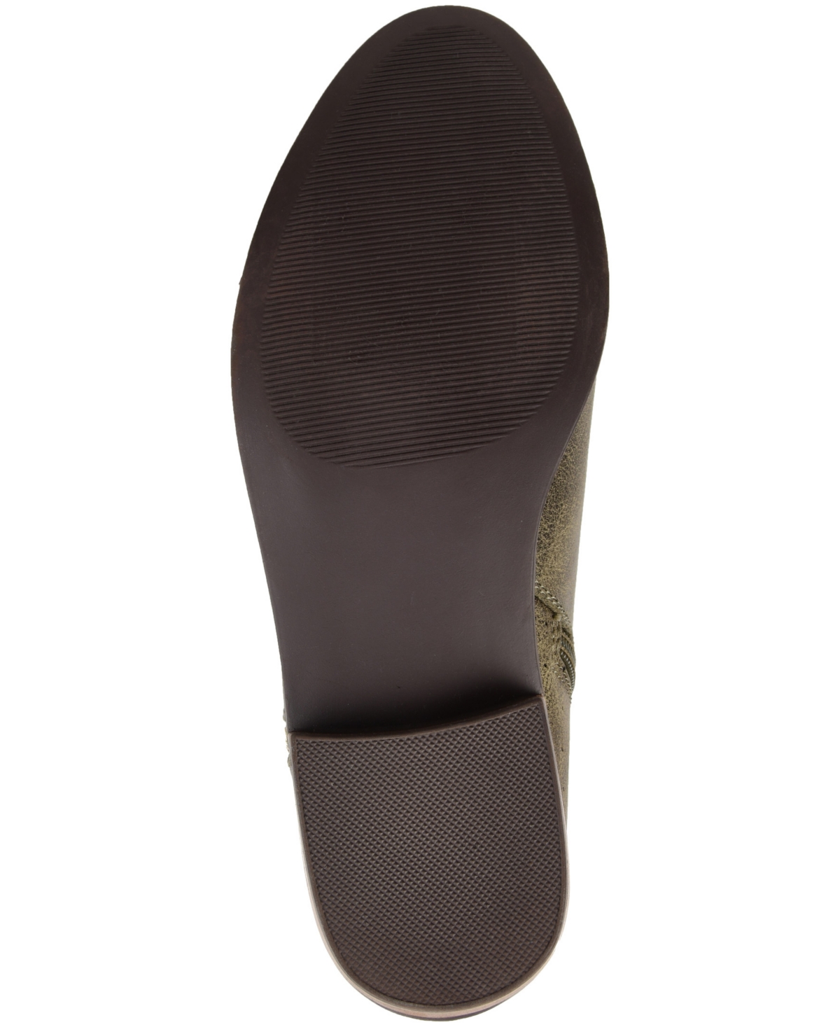 Journee Collection Women's Ellis Stacked Heel Booties In Green