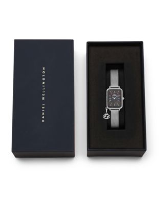 Women's Analog Silver Tone Stainless-Steel Watch, 20mm