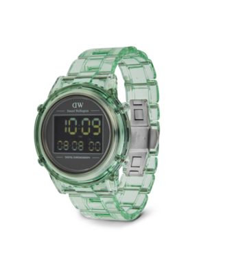 Men's Chronograph Green Plastic Watch, 42mm