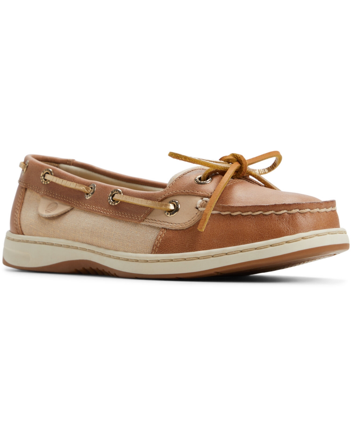 Women's Angelfish Boat Shoe, Created for Macy's - Linen Gold