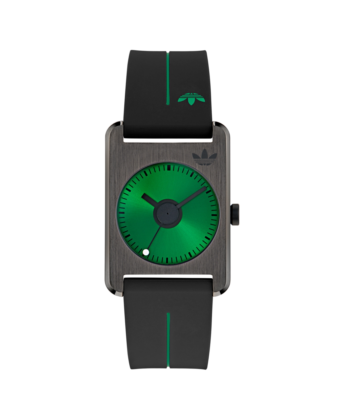 Adidas Originals Unisex Analog Black Silicone Watch, 32mm